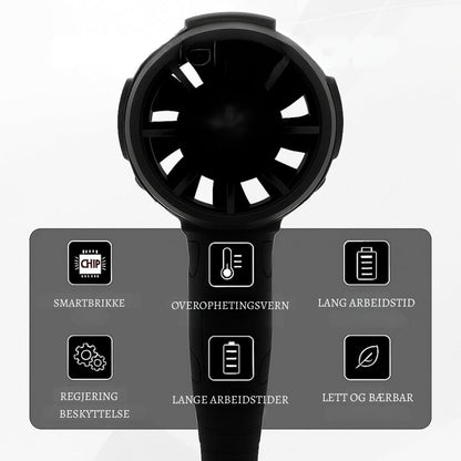 StormBlåser – Kraftig, Trådløs & Ultralett Rengjøringshjelper